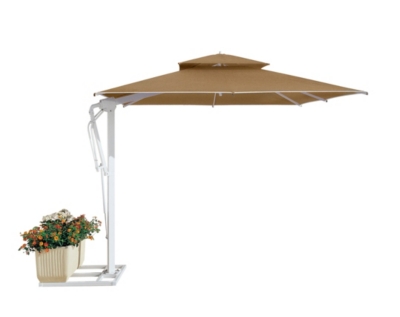 Parasol Pagoda VLAEMYNCK alu excentréblanc, ...